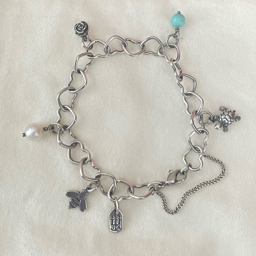 James Avery Connected Hearts Charm Bracelet